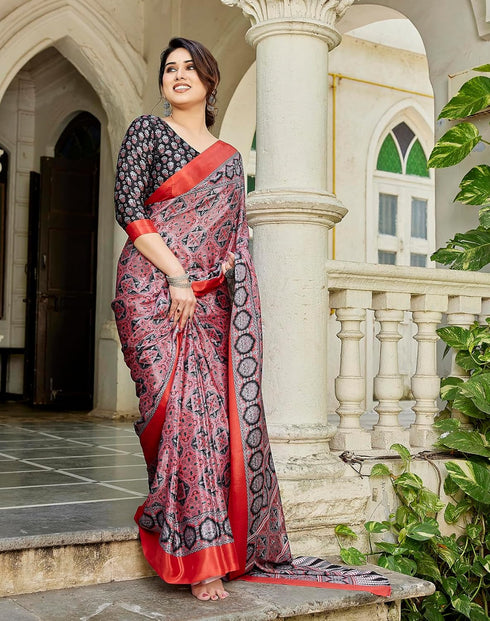 Vasthrlay Abstract Pattern Printed Az Ys Pratika Ethnic Wear