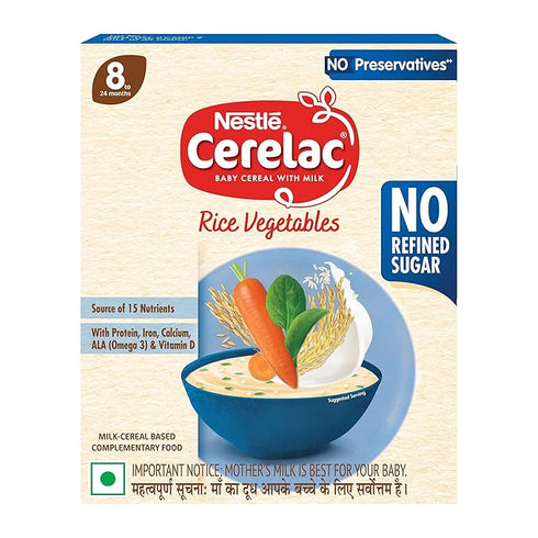 CERELAC Baby Food Cereal | Rice Vegetables