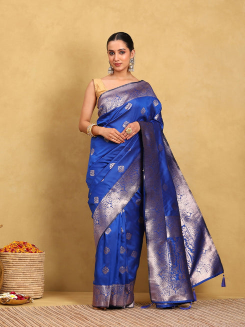 Vasthrlay Banarasi Unstitched Saree