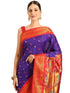 Vasthrlay Paithani Purple Saree