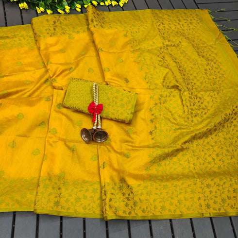Vasthrlay Tussar Saree Floral