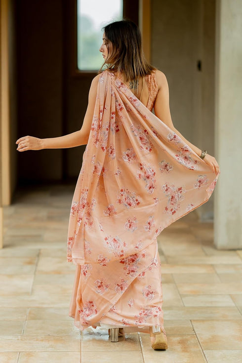 Vasthrlay Fashion Chiffon Georgette Dusty Ethnic Wear
