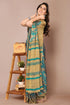 Vasthrlay Fashion Chiffon Printed Navy Ethnic Wear
