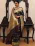 Vsathrlay Saree Kanjivaram Silk Pari Gold