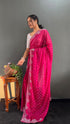 Vasthrlay Designer Georgette Border Traditional