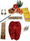 Pakhi Satin Little Krishna Dhoti Dupatta Set With Pagdi