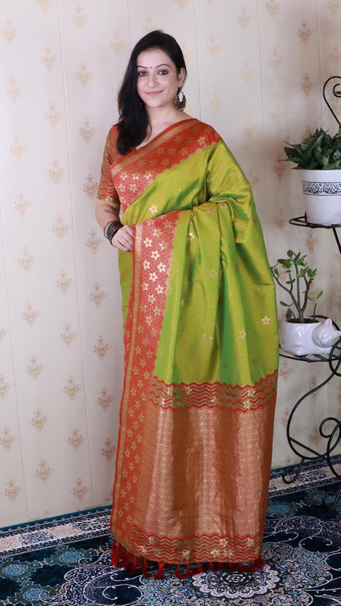 Vasthrlay Kanjivaram Unstitched Blouse Ethnic Wear