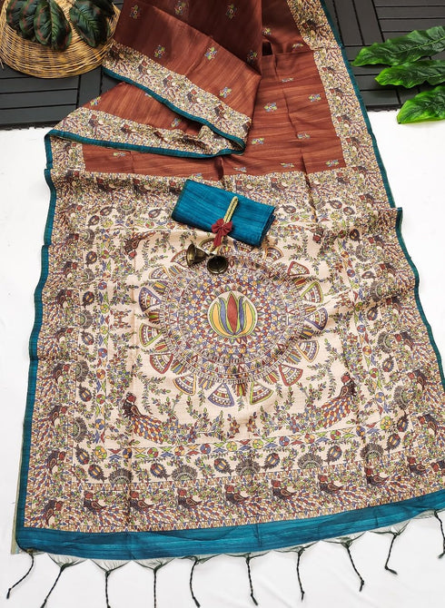 Vasthrlay Madhubani Kalamkari Traditional