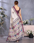 Vasthrlay Printed Unstitched Saree Az Ya Shaadi