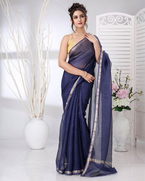 Vasthrlay Handwoven Border Saree