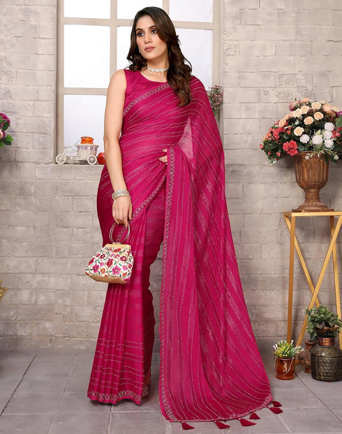 Vasthrlay Chiffon Material Az Ys Swarna Ethnic Wear