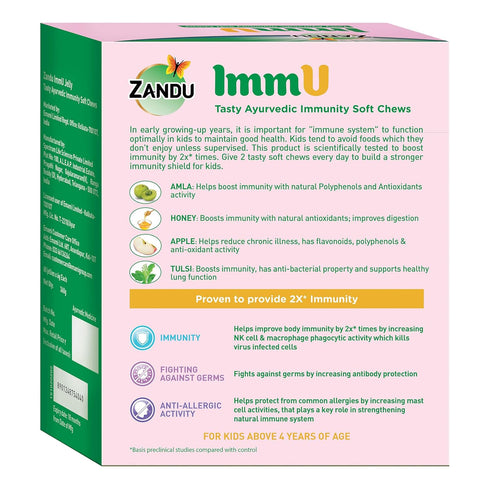Zandu ImmU Tasty Ayurvedic Soft Chews