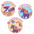 Imagimake Window Art Princess & Unicorn | Glass Painting Kit