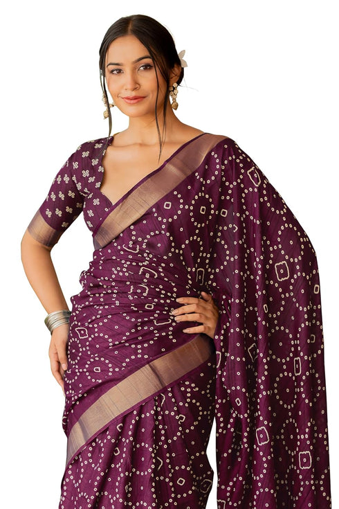 Vasthrlay Fashion Bandhani Printed Ethnic Wear