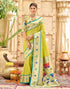 Vasthrlay Paithani Kanjivaram Unstitched Pink Saree