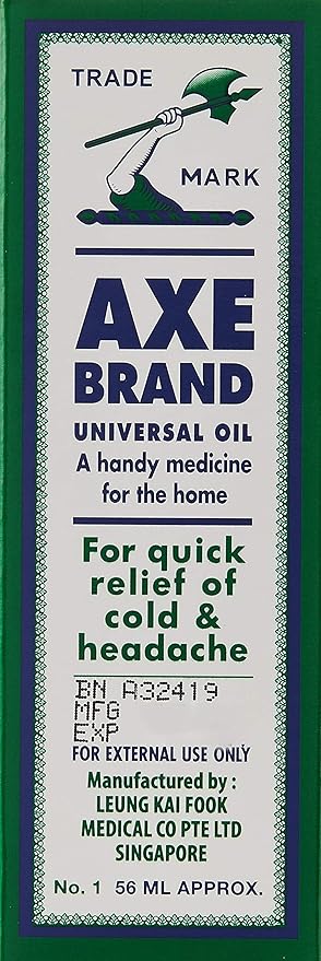 Axe Oil for Instant Pain | Cold and Headache Relief 56ml