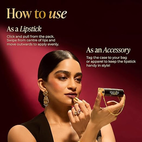 LoveChild Masaba The Batua Satin Lipstick - Crunchy Mirchi