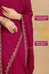 Vasthrlay Siroski Unstitched Morpeach Ethnic Wear