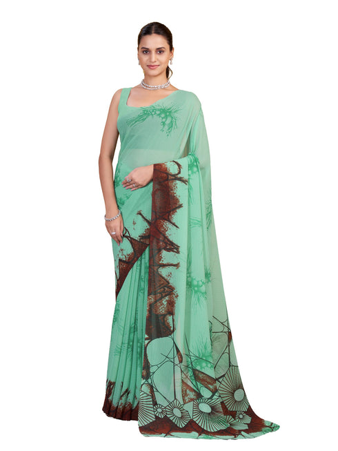 Vasthrlay Georgette Printed Saree