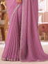 Vasthrlay Embroidery Unstitched Purple Ethnic Wear