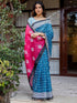 Vasthrlay Womens Printed Unstitched Multicolor Saree