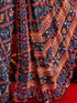 Vasthrlay Sequins Embroidery Orange Saree