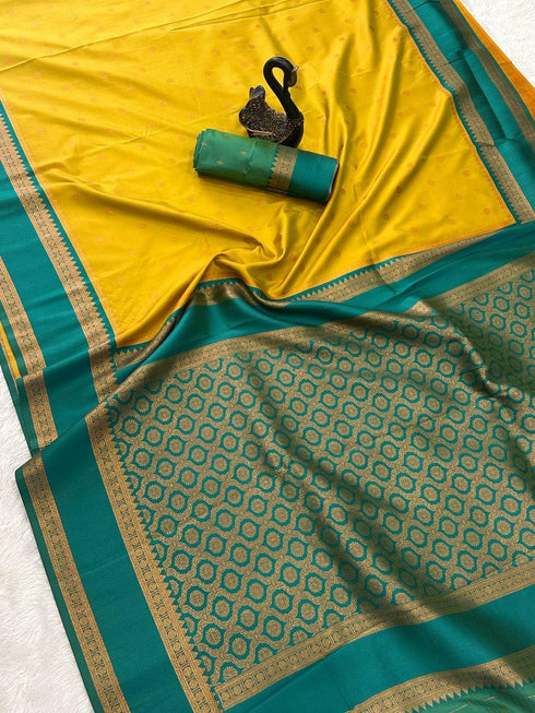 Vasthrlay Narayanpet Paithani Contrast