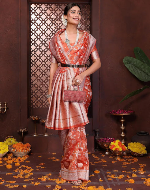 Vasthrlay Kanjivaram Banarasi Wedding Sari Az Ys Yasmin Saree