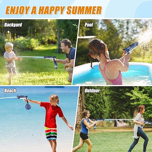 Storio Rechargeable Electric Battery Operated Water Gun Pichkari for Holi