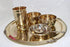 Pure Brass 6 Pcs Dinner Set |Thali Set