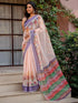 Vasthrlay Womens Printed Unstitched Multicolor Saree