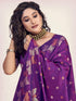 Vasthrlay Banarasi Unstitched Saree