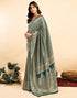 Vasthrlay Kanjivaram Banarasi Wedding Light Green Saree