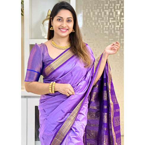 Vasthrlay Kanjivaram Tassels Saree