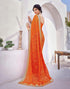 Vasthrlay Georgette Printed Jacquard Material Ethnic Wear