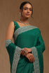 Vasthrlay Green Tussar Embellished