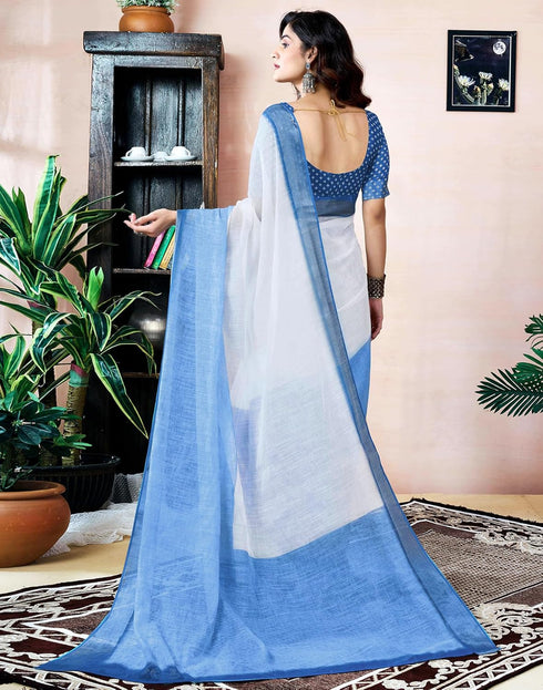 Vasthrlay Womens Printed Unstitched Dark Green Saree