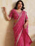 Vasthrlay Embroidered Embellished Wedding Saree