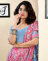 Vasthrlay Womens Printed Unstitched White Saree