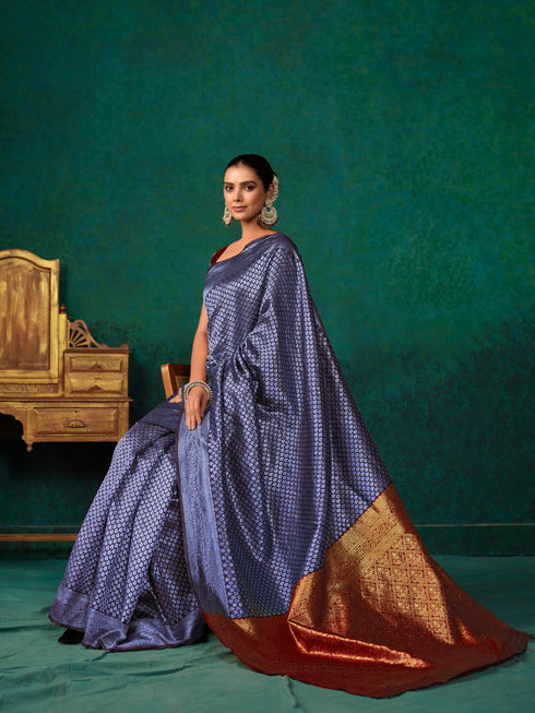 Vasthrlay Banarasi Woven Saree