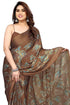 Vasthrlay Fashion Chiffon Turquoise Ethnic Wear