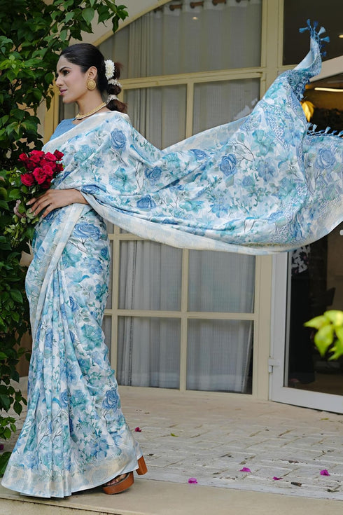 Vasthrlay Fashion Floral Printed Ethnic Wear