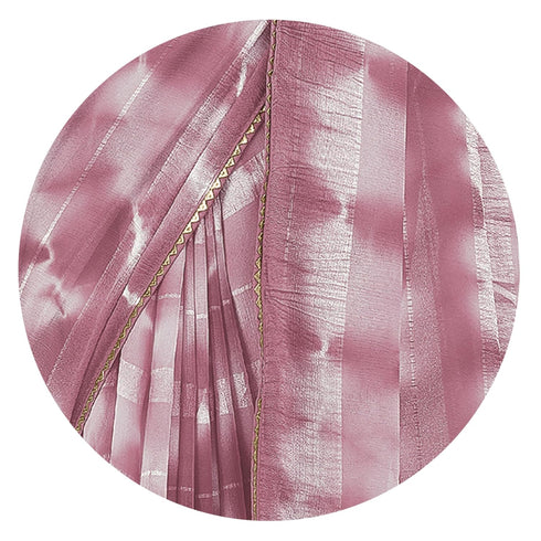 Vasthrlay Fashion Chiffon Shibori Printed Ethnic Wear