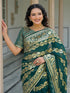 Vasthrlay Georgette Printed Orange Saree