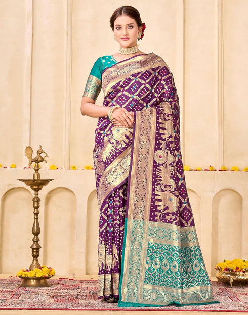 Vasthrlay Womens Weaving Unstitched Light Green Saree