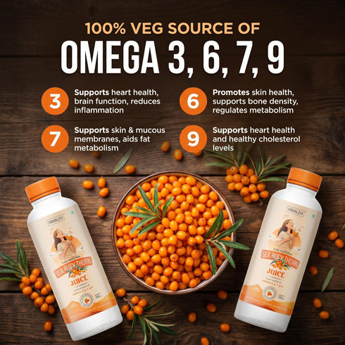 Himaleh Sea Buckthorn Juice 300ml Cold Pressed Makes 50 Glasses