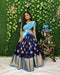Vasthrlay Traditional Unstitched Kanjivaram Kanchipuram