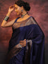 Vasthrlay Saree Kanjivaram Silk Pari Navy