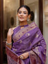 Vasthrlay Banarasi Weaving Peach Saree