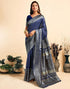 Vasthrlay Kanjivaram Banarasi Wedding Light Green Saree